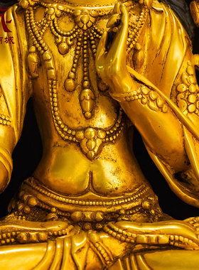 明朝永乐年间白度母铜像