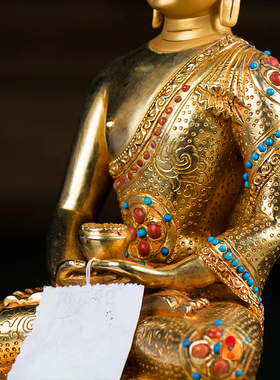 铜像家用手工尼泊尔7寸铜像