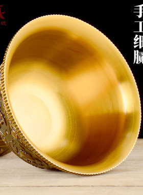家居铜摆件铜水杯7个用品杯