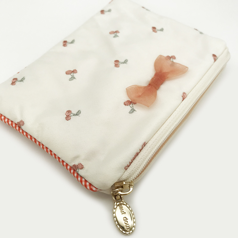 甜美水果刺绣纸巾包卫生巾收纳包零钱包钥匙包-图3