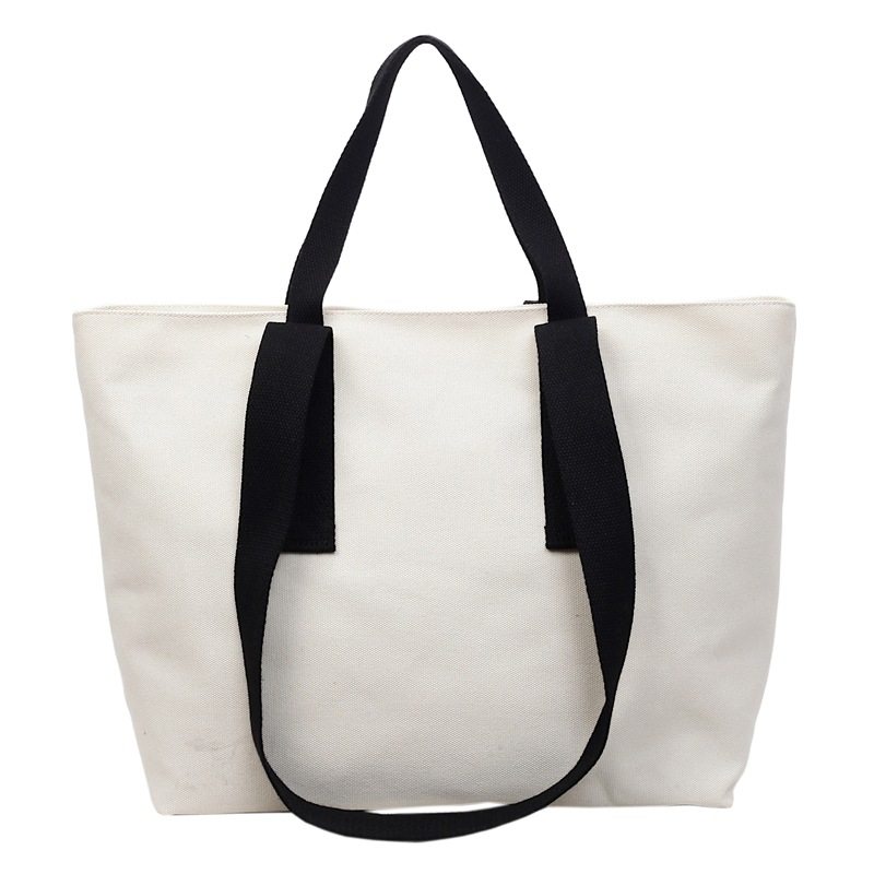 帆布包女 大容量2025新秋冬百搭简约单肩包休闲大学生上课托特包N,淘宝优惠券,粉丝福利购,淘宝优惠卷