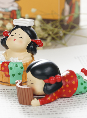 西安博物院唐朝少女礼品卡通