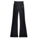 Fat mm plus size high waist slimming pants women's flared shark pants wide leg 200 kg ໂສ້ງ yoga ກິລາອອກກຳລັງກາຍ