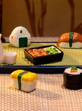日式可爱树脂仿真食品模型造景小摆件创意手工微景观桌面食物