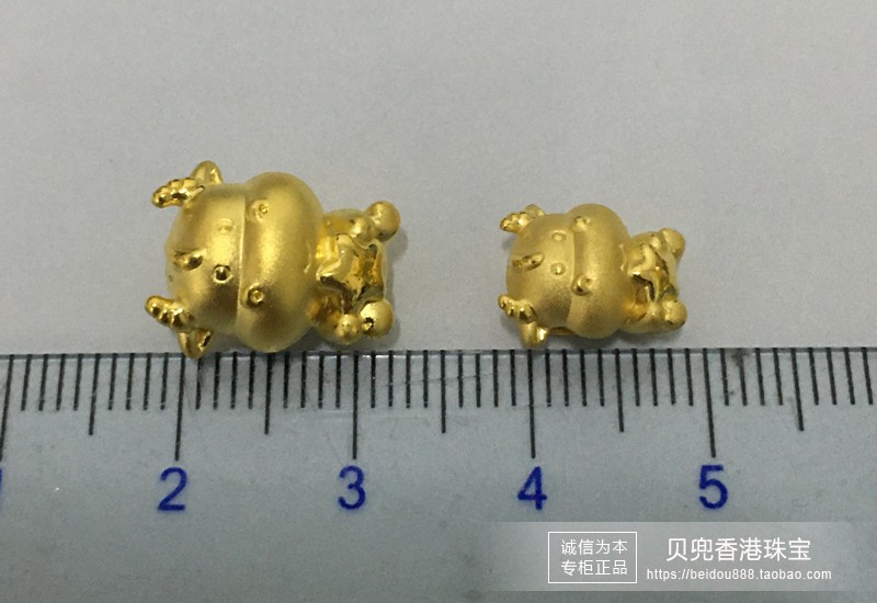 香港周大福专柜 足金五角幸运星生肖牛黄金转运珠皮绳手链 999 香港周大福专柜 足金五角幸运星生肖牛黄金转运珠皮绳手链 999