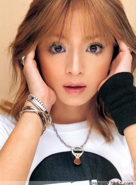 滨崎步AYU易拉罐拉环镶钻银项链