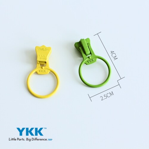 YKK5号树脂拉链专用拉头经典圆环拉链头diy辅料多色可选16色 - 图0