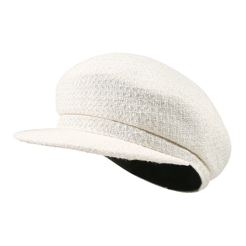 秋冬款画家帽女小香风时尚优雅贝雷帽纯色简约八角帽户外休闲百搭,淘宝优惠券,粉丝福利购,淘宝优惠卷