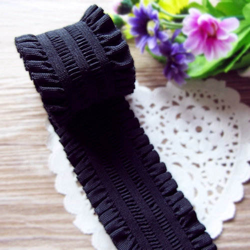 Аксессуары для одежды DIY, с высоким эластичным лотосным сантиметровым сантиметром плиссированных кружев