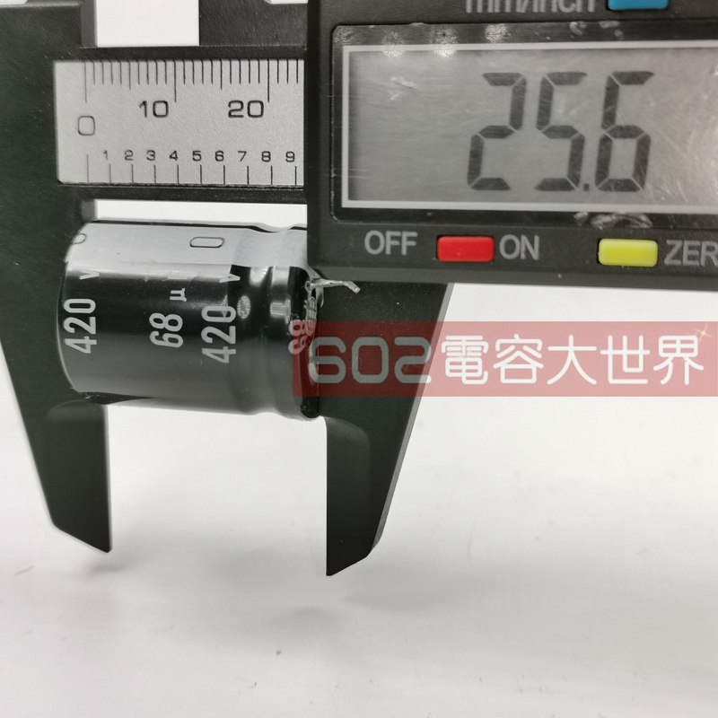 450V68UF尼吉康22*25铝电解电容器高频低阻GU主板变频器滤波105度 - 图2