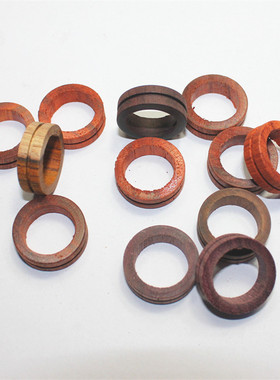 檀木手工制作木戒指diy料红木