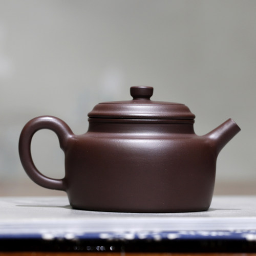 现货德钟原矿珍藏紫泥紫砂名家孔祥生纯全手工正宗宜兴紫砂壶光素 - 图0