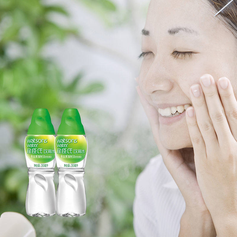 屈臣氏蒸馏水280/500ml敷脸矿泉水纯净水温蒸馏制法饮用水,淘宝优惠券,粉丝福利购,淘宝优惠卷