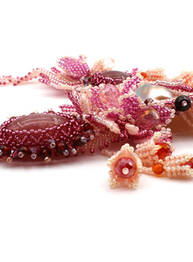 重工手作天然巴洛克珍珠轻奢颈链