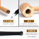 Corn cob pipe, novice entry pipe, large disposable curved pipe, straight pipe, hospitality pipe with flue