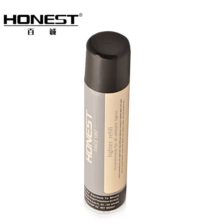 Honest/百诚 好品质打火机气体 百诚打火机专用气体气瓶通用100ML - 图2