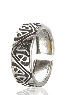 时尚可调节泰银戒指简约开口复古