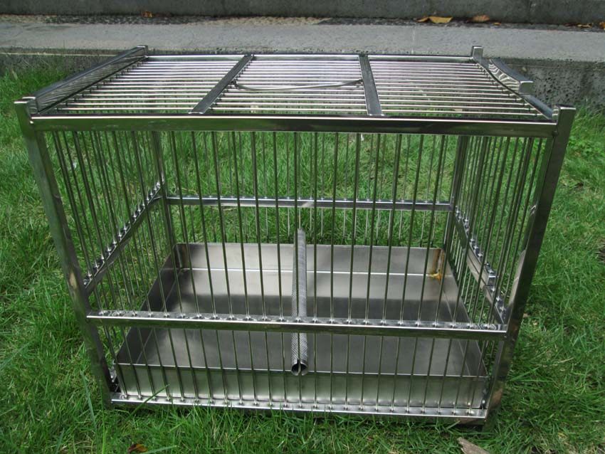 鸟笼子笼抽屉式洗澡笼画眉鸟八哥鹩哥冲凉笼送加食器鸟用具不锈钢,淘宝优惠券,粉丝福利购,淘宝优惠卷