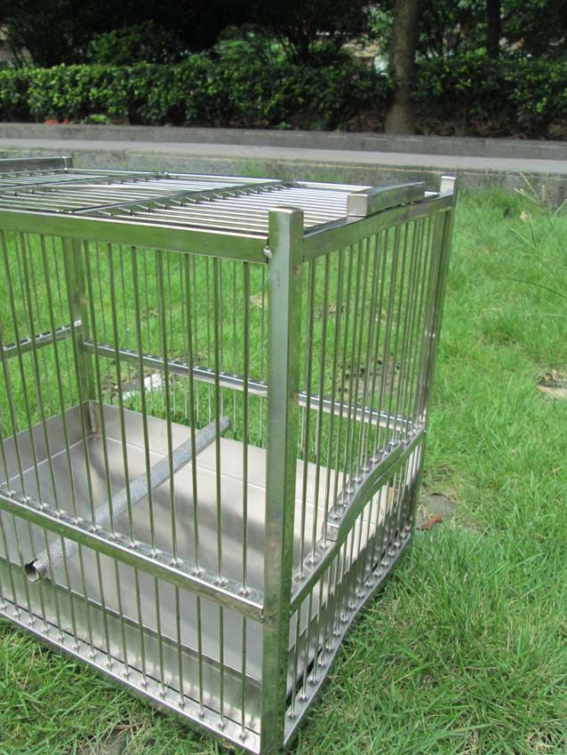 鸟笼子笼抽屉式洗澡笼画眉鸟八哥鹩哥冲凉笼送加食器鸟用具不锈钢,淘宝优惠券,粉丝福利购,淘宝优惠卷