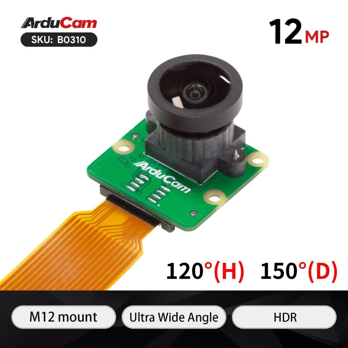 Arducam 12MP IMX708 HDR 120° Wide Angle Camera Module - 图3