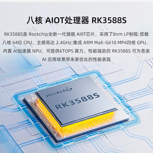 AIBOX-3588S人工智能盒子LPDDR5低功耗大模型私有化部署RK3588S - 图0
