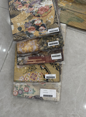 高货专用连接日本进口和服腰带针织重工精美六通柄袋帯西阵织桌褀