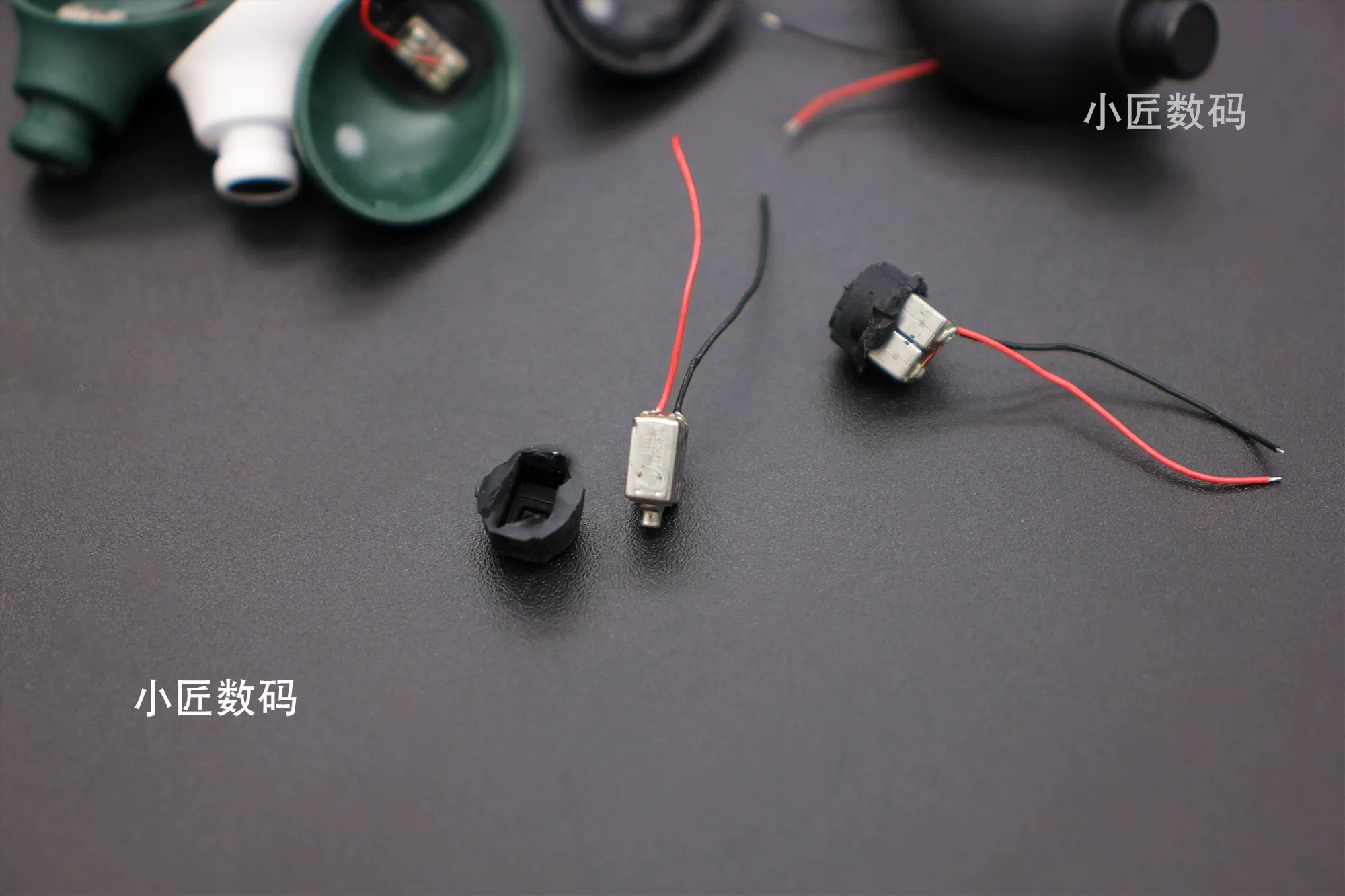 Headphones, megaphone with accessories, DIY