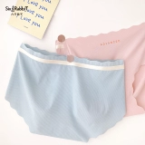 Шелковый кролик, нижнее белье, дышащие штаны, антибактериальные трусы, средняя посадка