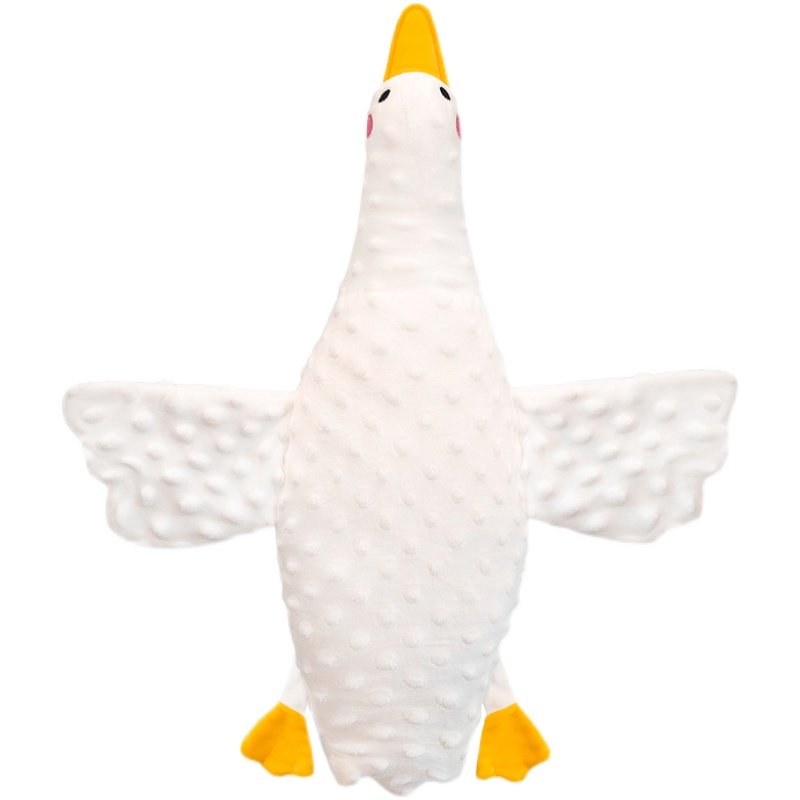 卡通大白鹅床上抱枕毛绒玩具豆豆绒睡觉安抚公仔儿童玩偶可拆洗,淘宝优惠券,粉丝福利购,淘宝优惠卷