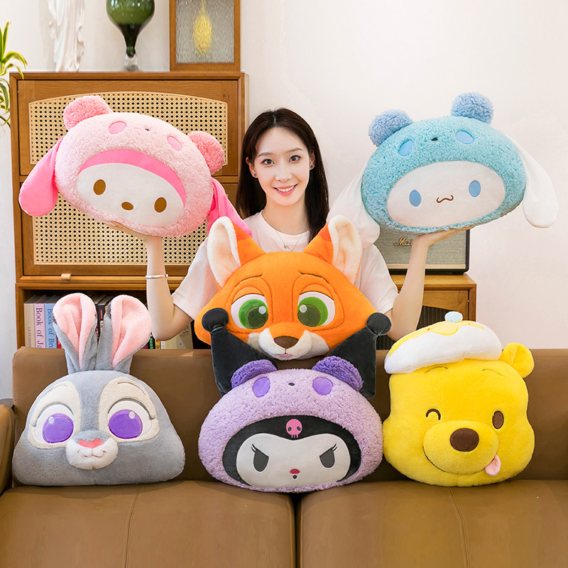 可爱卡通二合一空调被抱枕办公室靠垫车载靠背毯子沙发靠枕送礼物,淘宝优惠券,粉丝福利购,淘宝优惠卷