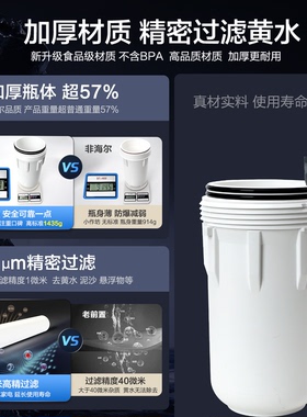 海尔大白瓶前置过滤器家用净水器