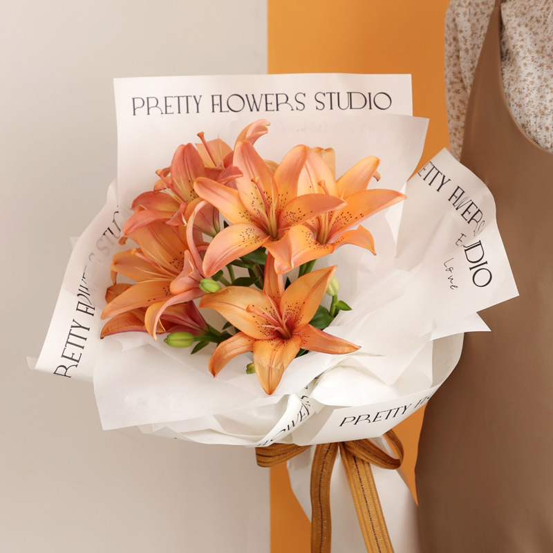 花喜爱简约网红包装纸加厚牛皮纸ins清新花束包装材料英文艺术纸,淘宝优惠券,粉丝福利购,淘宝优惠卷