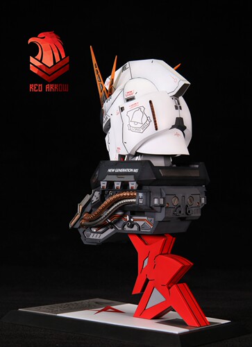 1/35高达头像   RX-93牛高达头像模型   树脂白模  全新现货 - 图2