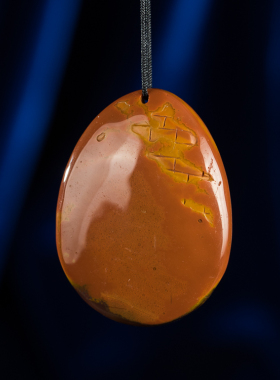 精雕地藏王战国红玛瑙挂件吊坠