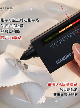 S925纯银土星耳钉轻奢莫桑石钻石气质小众高级感精致星球耳饰品