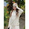 UPF50+ raw yarn stand collar lightweight sun protection clothing for women