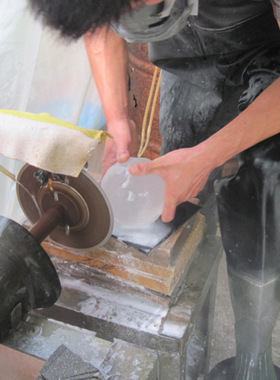 苏民峰家居摆件天然水晶球书桌