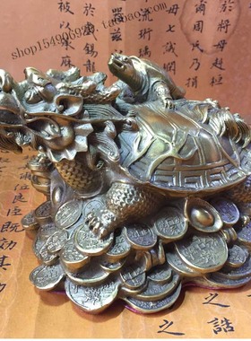 苏民峰李居明摆件纯铜如意