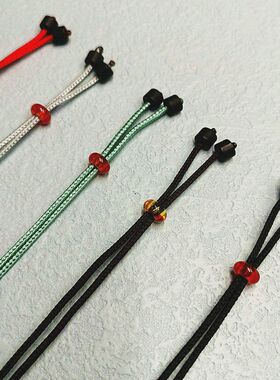DIY编织如意吊坠挂绳项链绳翡翠玉佩可调节金小珠吊坠绳子批发