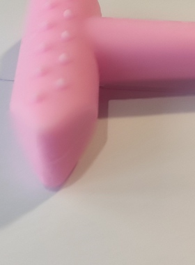硅胶锤子捶背神器按摩锤经络健身肩颈手持式除新疆西藏外/粉色