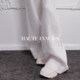 Post-conception ທໍ່ linen ສີຂາວ jumpsuit ເທິງສໍາລັບແມ່ຍິງ