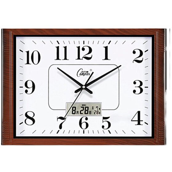 Living room bedroom calendar clock mute