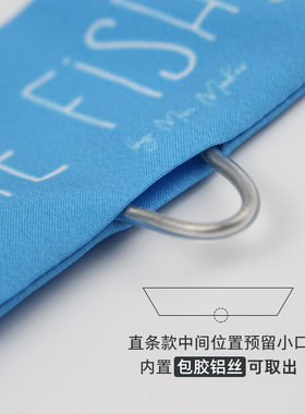miri原创手工蓝色鳕鱼铁丝宽大女