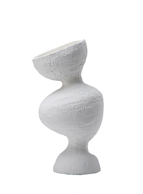 中式不规则形陶瓷花器堆叠陶瓷花瓶花插软装饰品陶瓷摆件茶几饰品