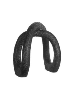 黑色缠绕软装饰品样板间客厅桌面