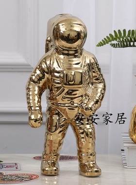 儿童房太空人咖啡厅酒吧工艺品