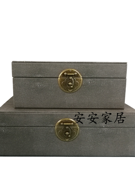 新中式风珠宝样板间软装首饰盒