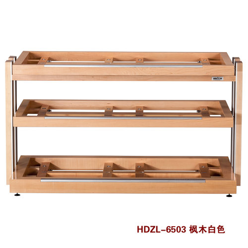 音悦汇典FE HDZL-6503 枫木色实木音响机架 音响架 功放架 器材架 - 图1