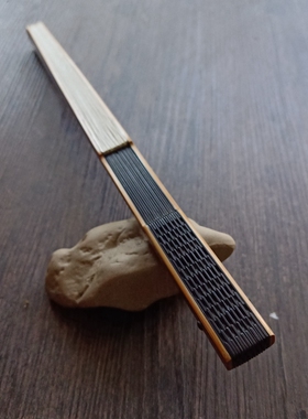 玉竹折扇老料名家手制苏工空白扇