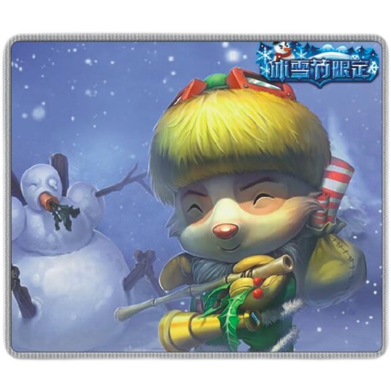 提莫鼠标垫5mm加厚LOL英雄联盟高清精美锁边防滑电脑周边二次元,淘宝优惠券,粉丝福利购,淘宝优惠卷